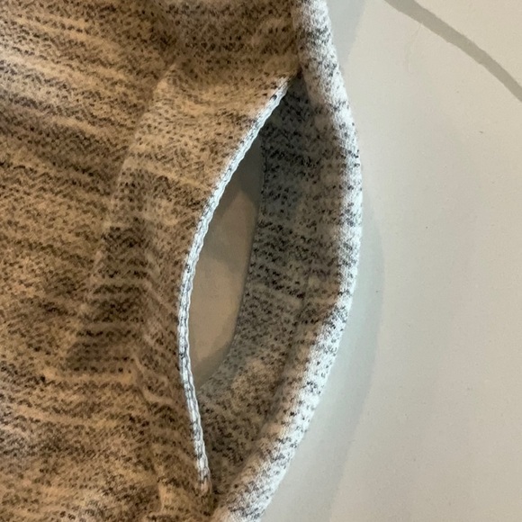 ATM Anthony Thomas Melillo NWOT French Terry Stone Gray Sweatshirt Dress- Medium - Picture 7 of 7